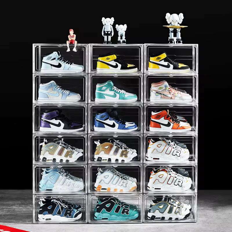 Cajas Acrilicas de Zapatos Lateral